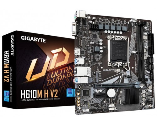 Gigabyte Placa Base H610M H V2 DDR5  mATX 1700